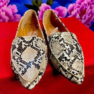 Women’s E Sprit leather flats shoe